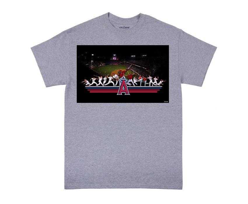 T - LAA01 - L. Angeles Angels Baseball Adult & Youth T-shirts