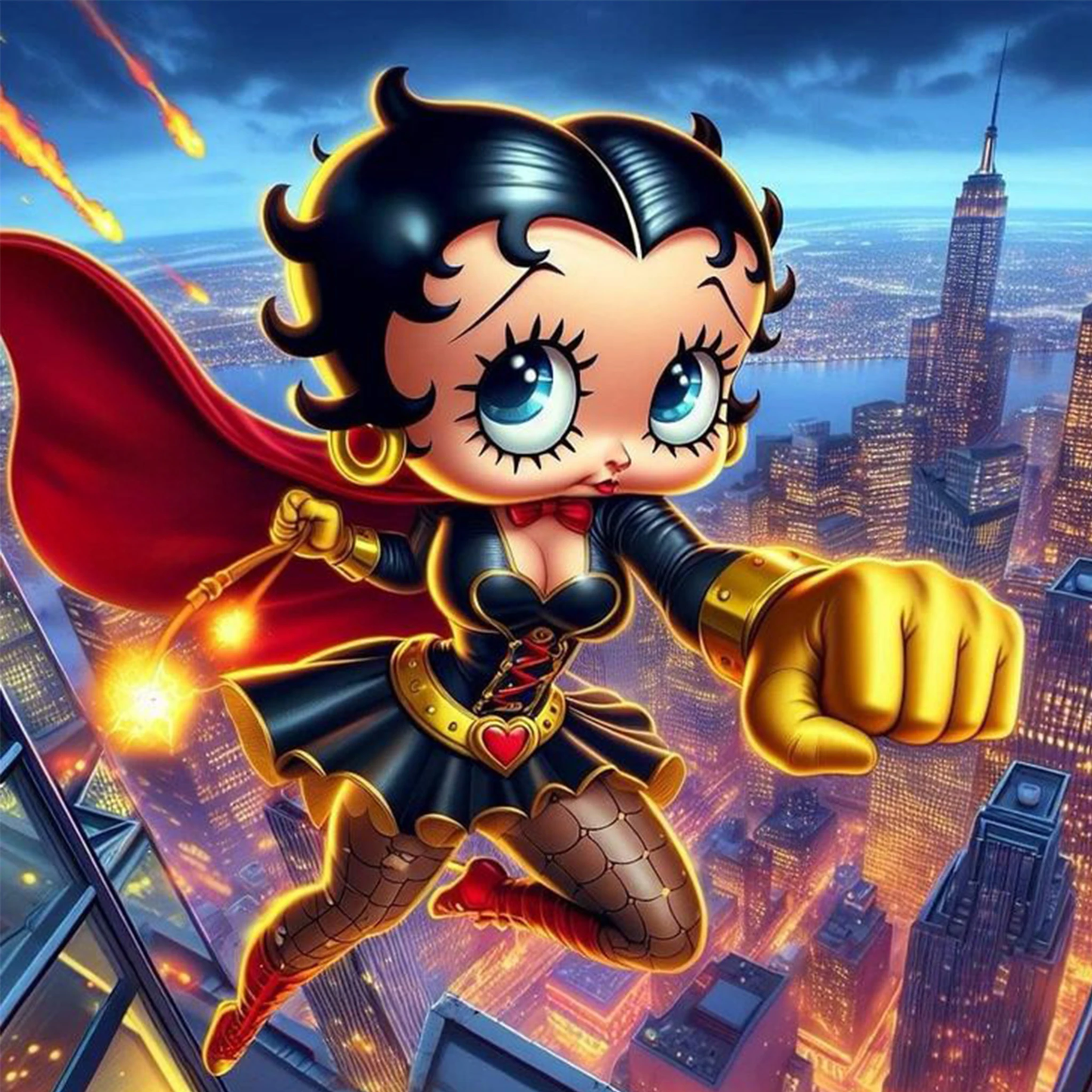 Super Hero Betty Boop T-shirt