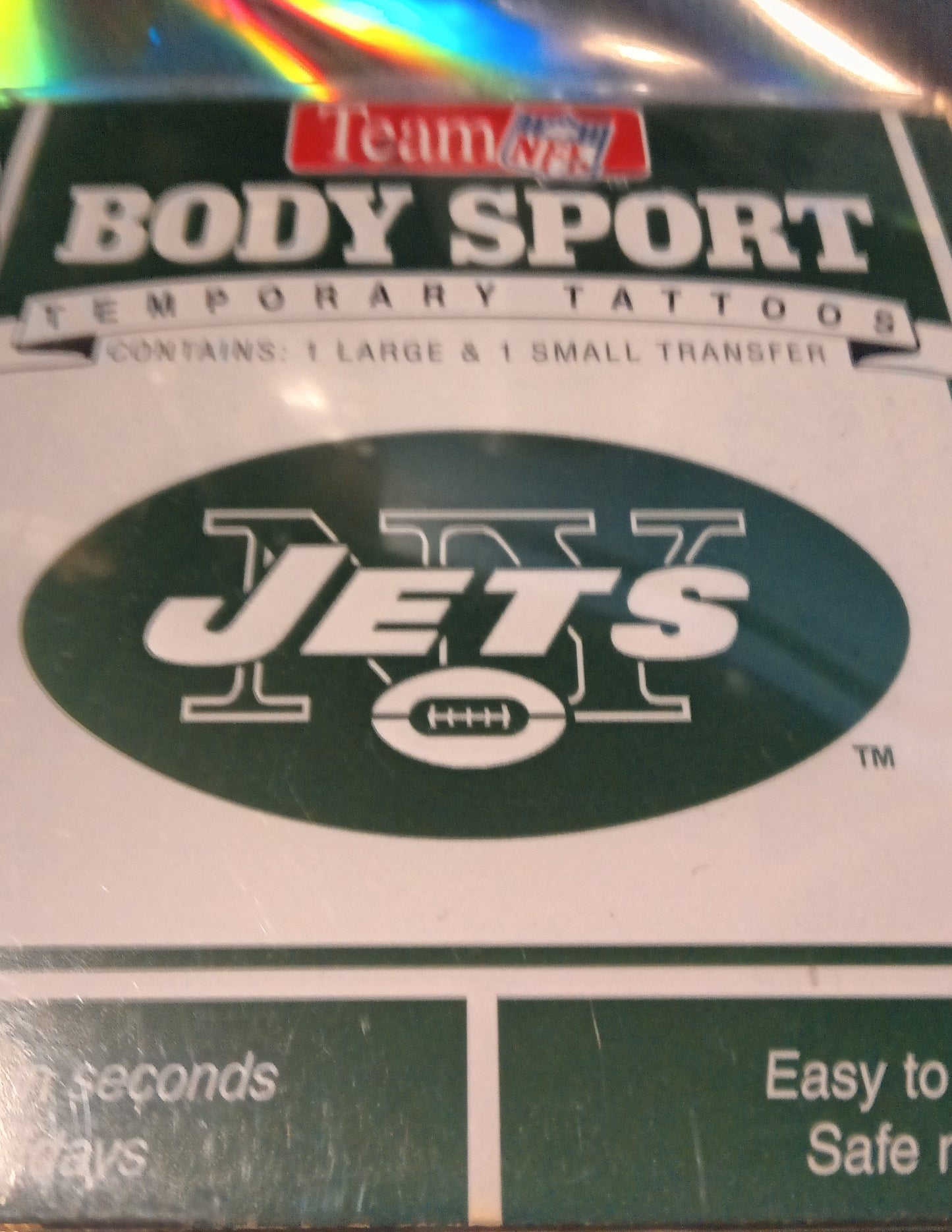 TT01 - Team NFL Body Sport Temporary Tattoos