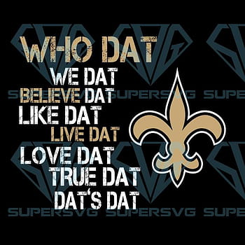 RTPNO01 -New Orleans Saints Vinyl Iron On Print