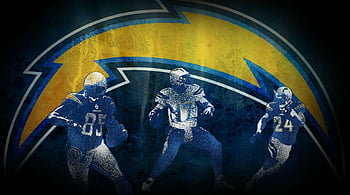 L A (San Diego) Chargers Vinyl Print