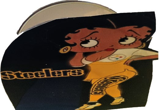 African American 3-D Betty Boop & Steelers Paper Napkin Holder