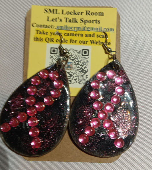 Cancer Awareness Pierced Earrings