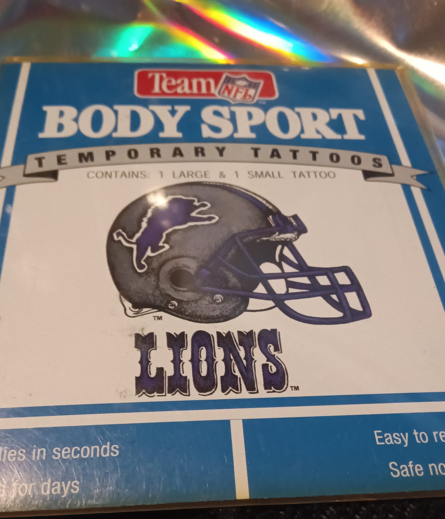 Team NFL Body Sport Temporary Tattoos