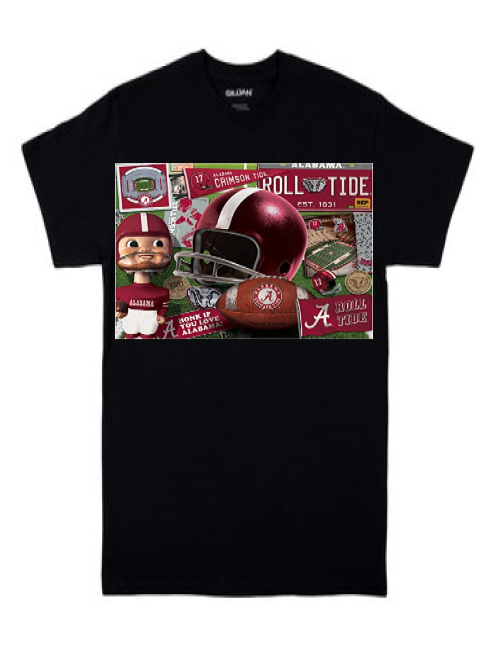 Alabama RT Football Adult & Youth T-shirts
