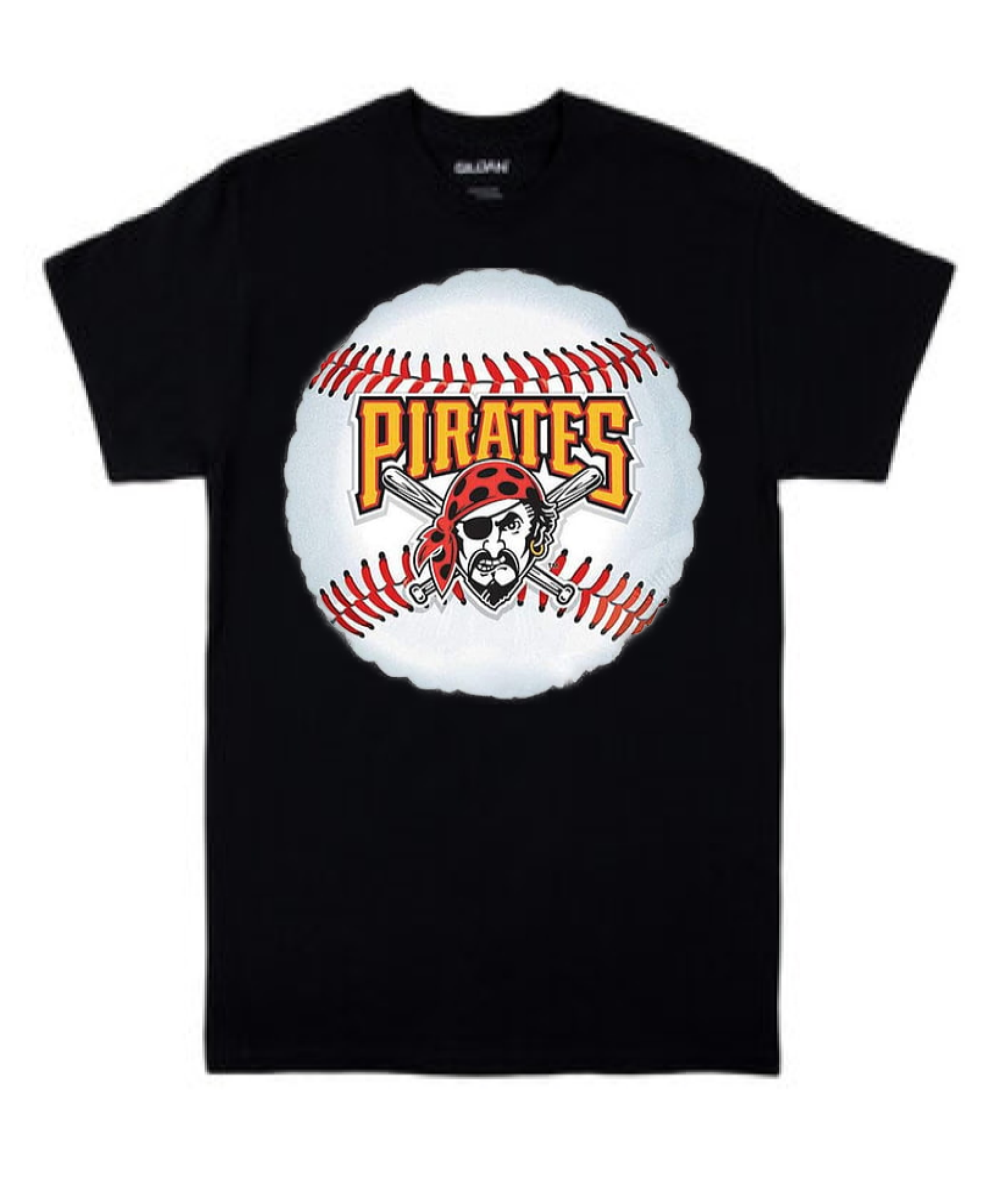 P. Pirates Baseball Adult & Youth T-shirts