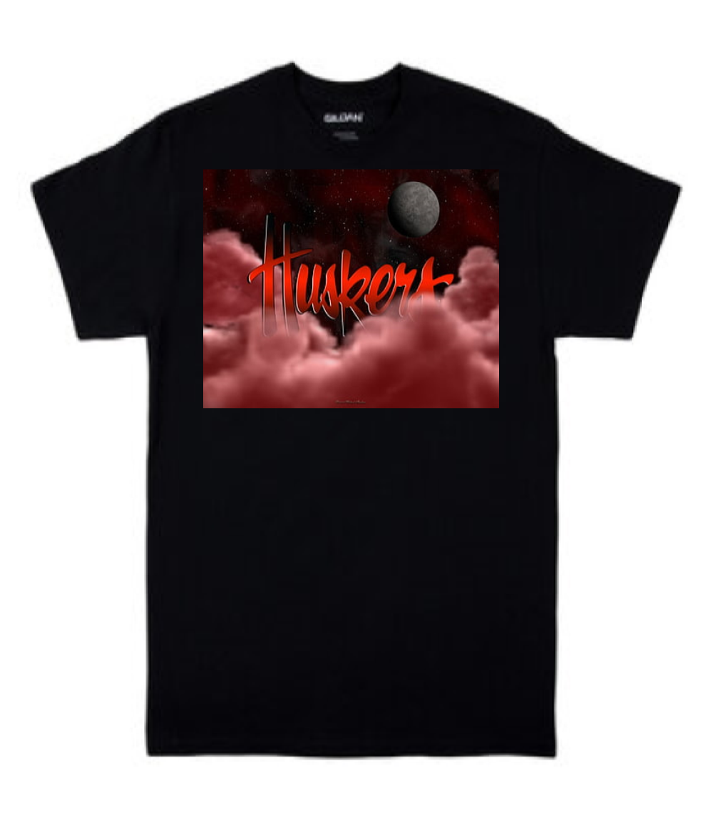 N. Cornhuskers Basketball Adult & Youth T-shirts