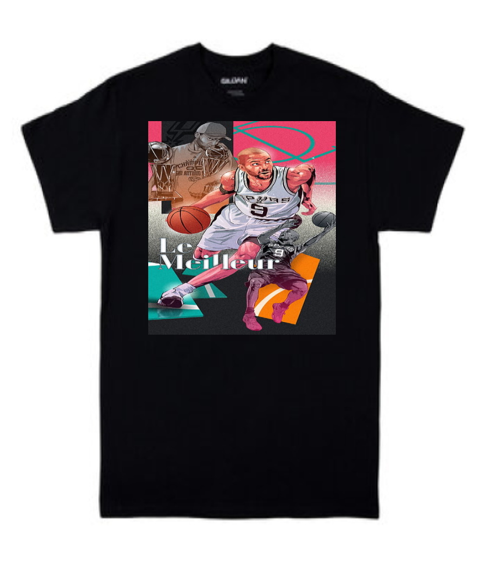 SA. Spurs Basketball Adult & Youth T-shirts