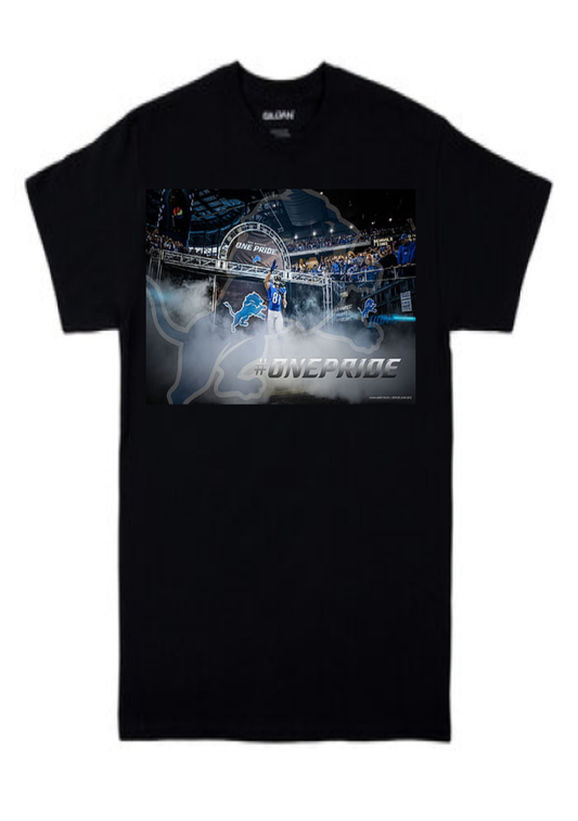 D. Lions Football Adult & Youth T-shirts