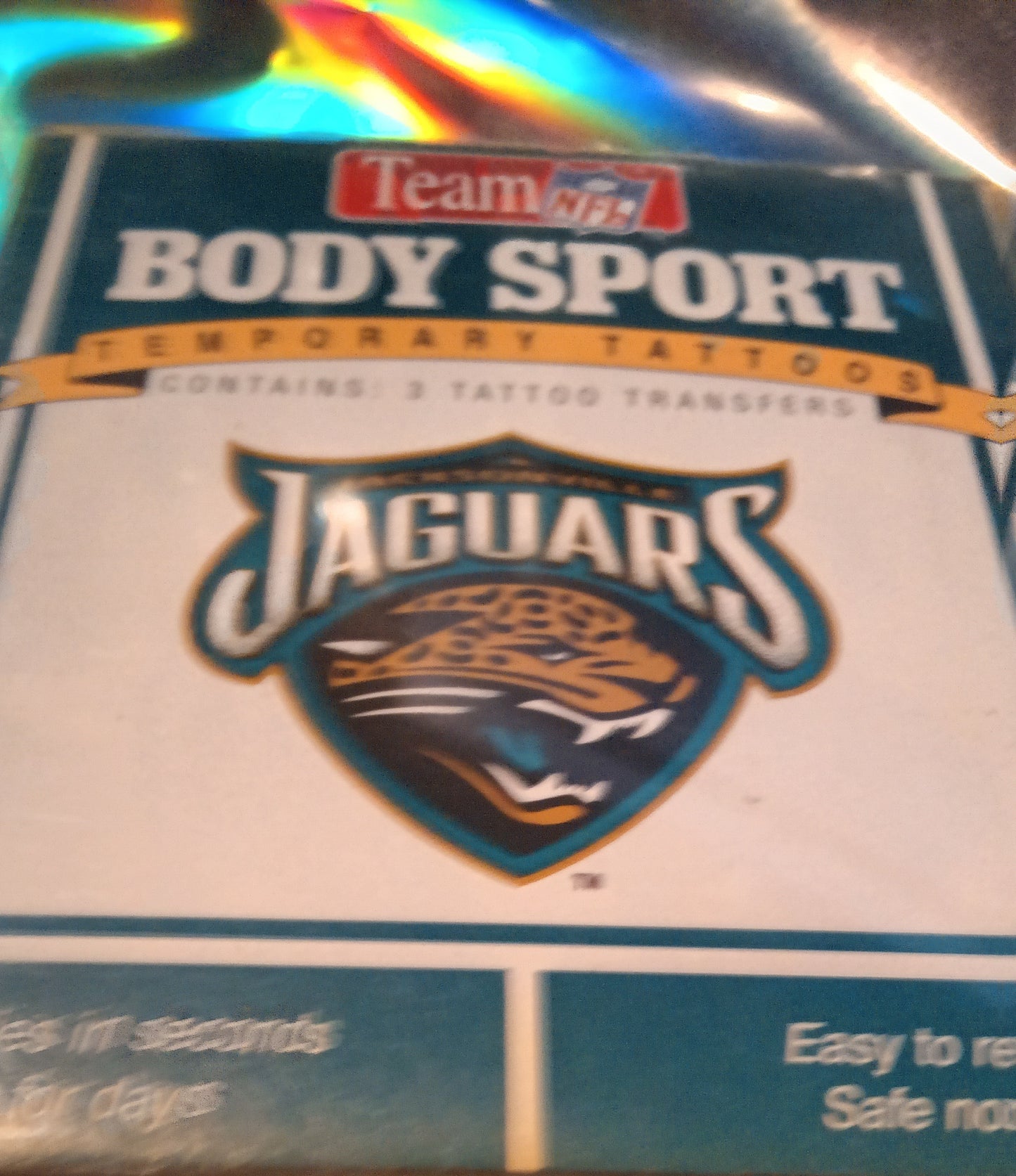 Team NFL Body Sport Temporary Tattoos