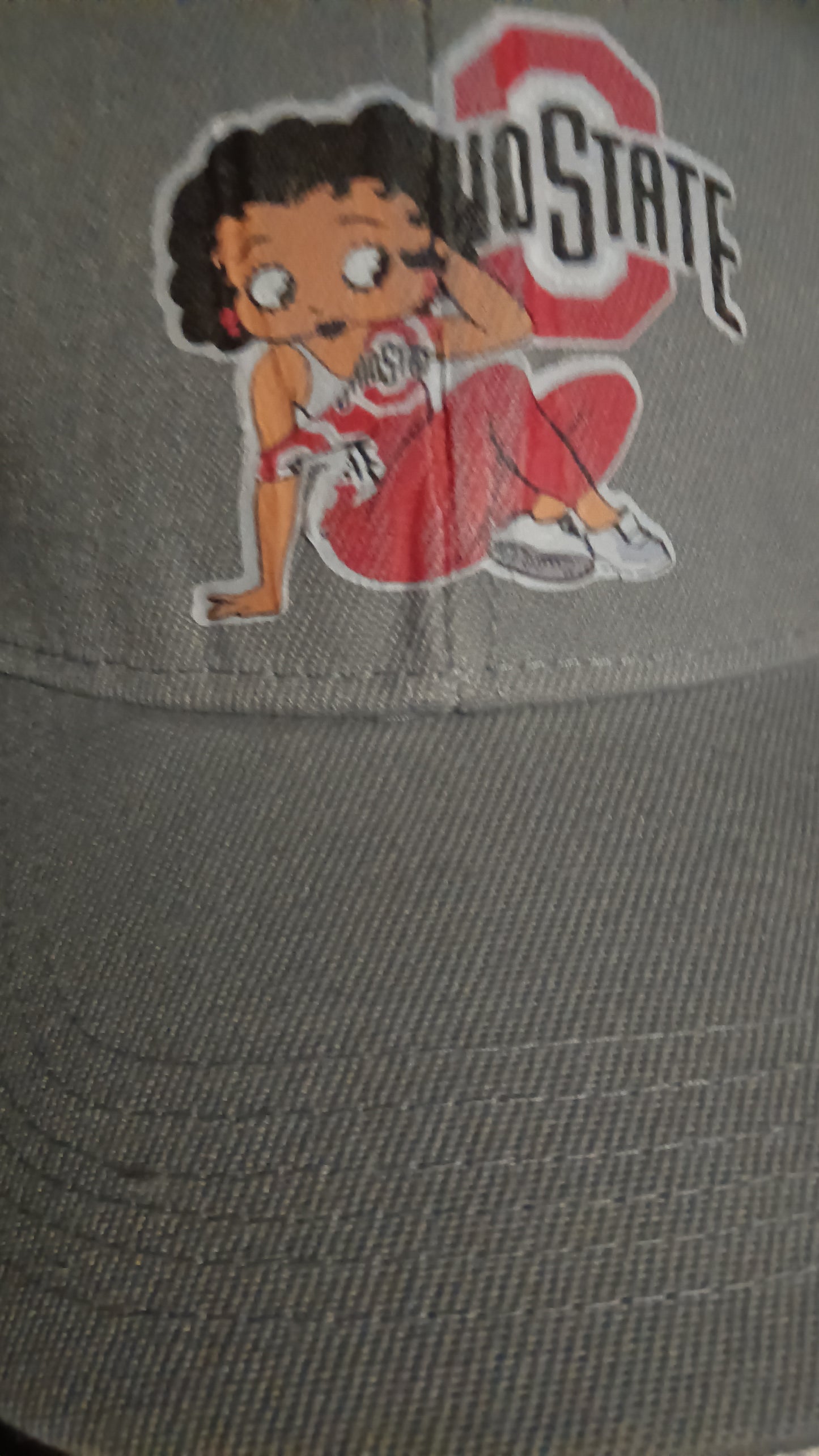 Betty Boop  featuring The Ohio State University Unisex Adjustable Baseball Cap for Adults/ Teens