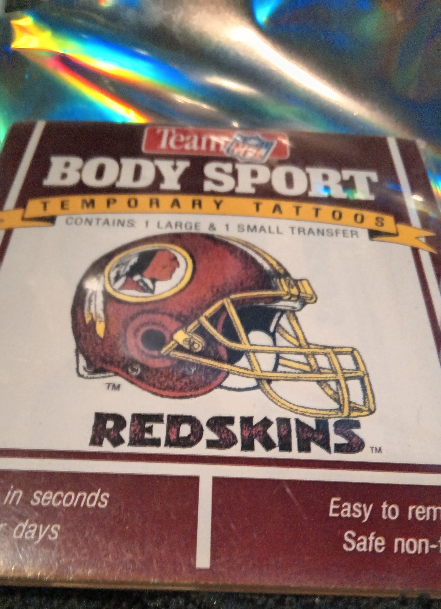 Team NFL Body Sport Temporary Tattoos