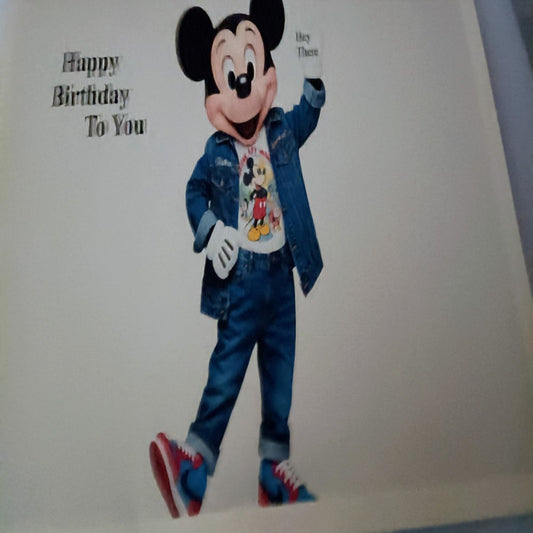 Happy Birthday Cards featuring Mickey Mouse