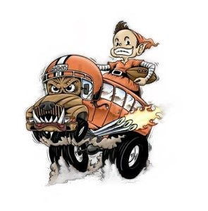 C. Browns Waterproof Vinyl Stickers