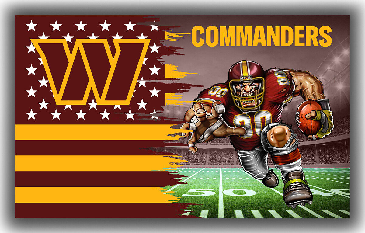 Washington Commanders Vinyl Print (Shirt not included)