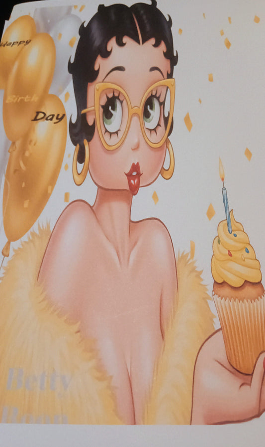 Betty Boop Happy Birthday Cards