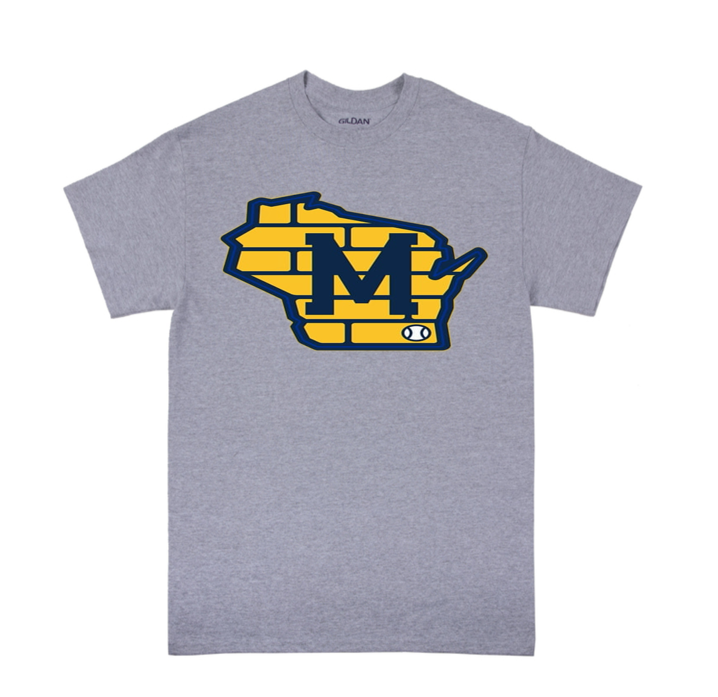M. Brewers Baseball Adult & Youth T-shirts